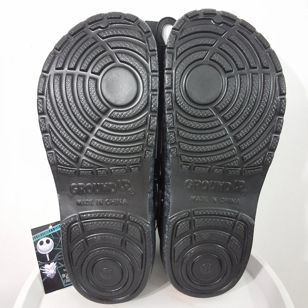 NWT Disney The Nightmare Before Christmas Jack Skellington Men's Clogs, Size 11